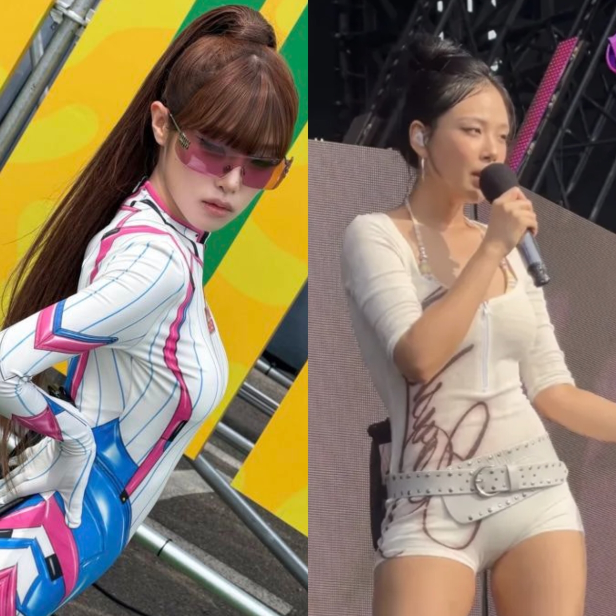 ‘파격 노출’ 비비 vs ‘無노출’ 예나…‘<b>워터밤</b>’ 달군 극과 극 