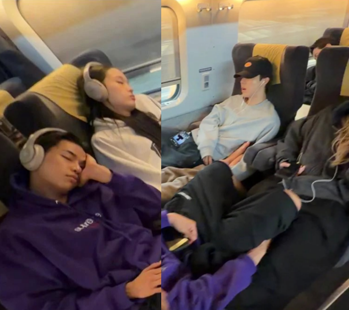 All Day Project Caught Napping on a Train: Members Confirm 5 Sleepless Days Before CRASH Drop