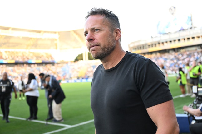 LAFC서 경질된 마크 도스 산토스 감독. Getty Images