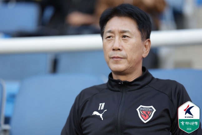 박태하 포항 스틸러스 감독. 프로축구연맹 제공