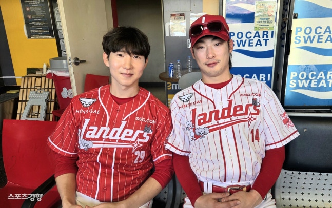 ‘최광야구1429’서 양팀 선발을 맡은 박성한과 최지훈. 유새슬 기자