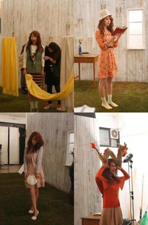<b>송지효</b> 하품, 화보 촬영중에도 '<b>털털</b>' <b>매력</b> 과시