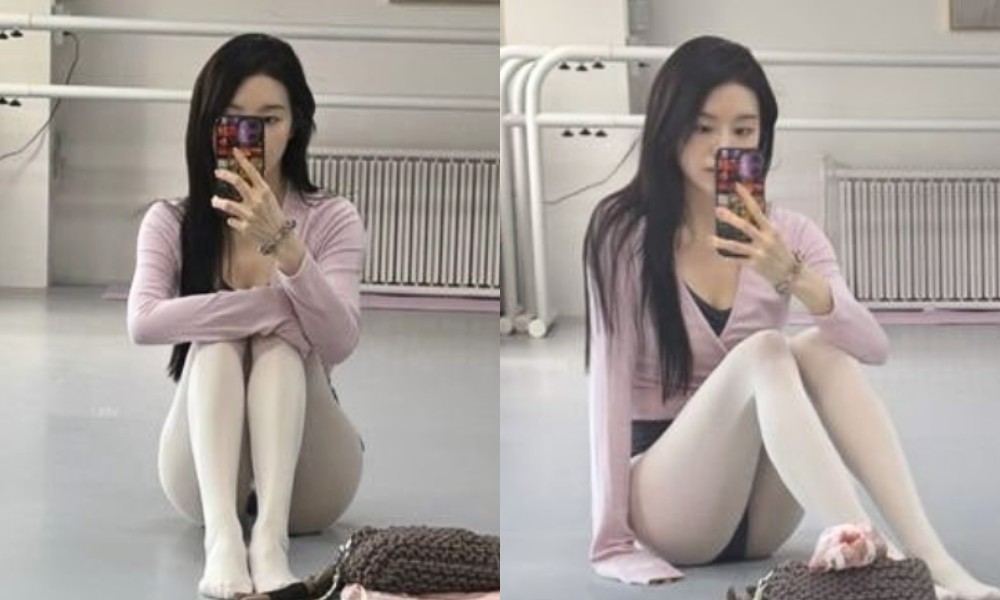 '윰세' 조혜정, 보호본능 자극 '뼈말라 발레복' 포착…핸드폰이 너무 커...