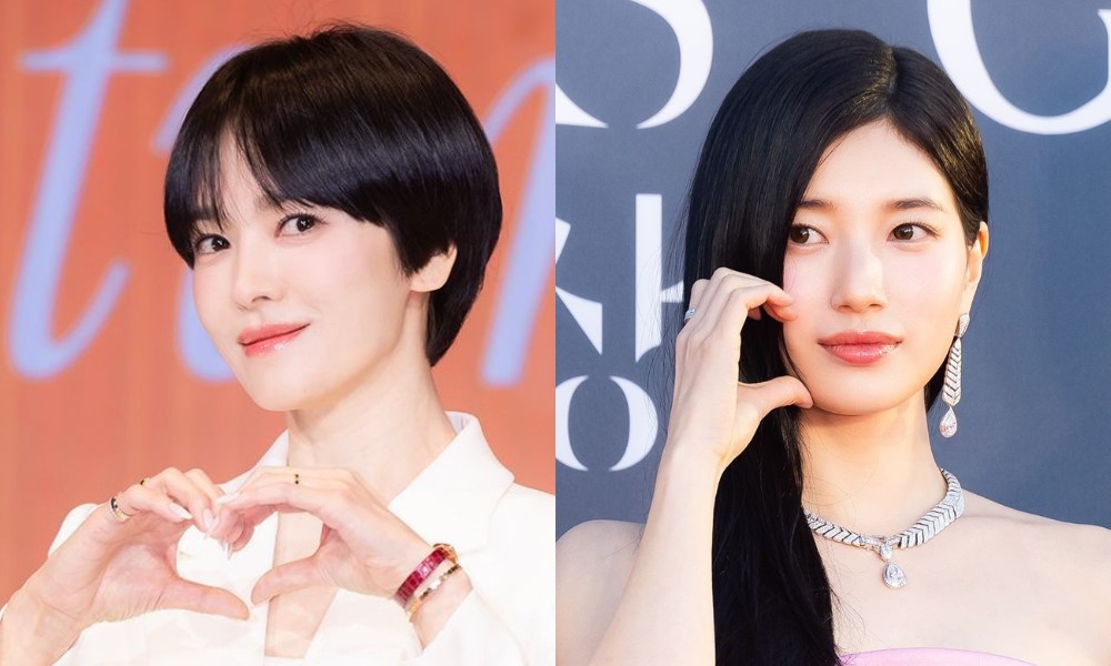 송혜교, 수지가 건넨 '특급 선물' 인증…'美친 비주얼' 케미 [RE:스타]