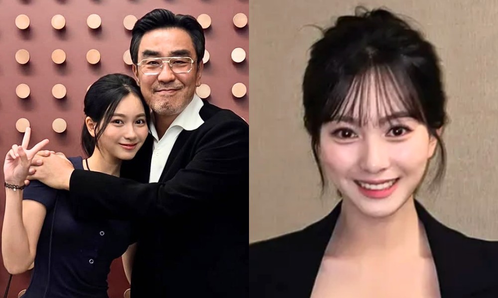 <b>류승룡</b> 품에 안긴 미녀가 '7번방' 예승이?…갈소원 "아부지 시사회 왔어...