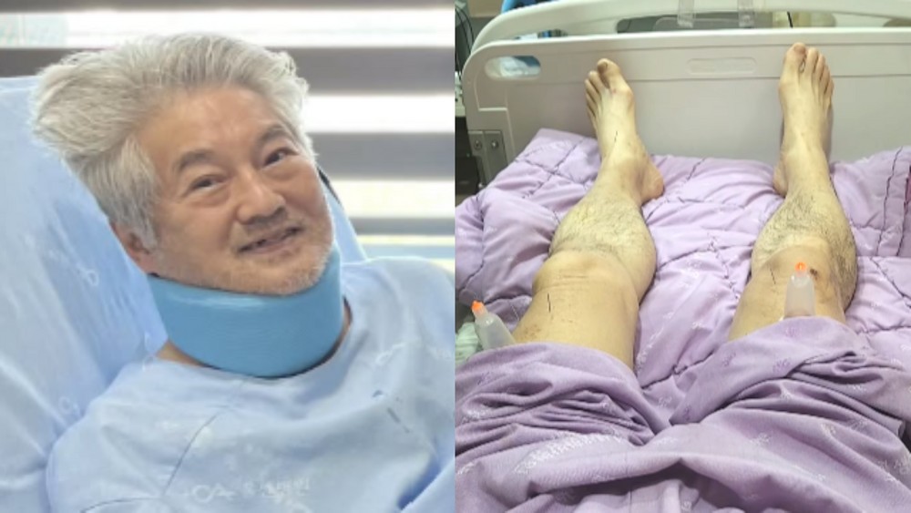 "죽음의 문턱서 쓰러져"…원로배우 <b>한지일</b>, 목디스크 <b>수술</b>→<b>재활</b> 중 전...