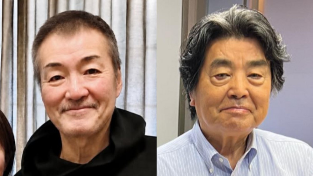 村上龍さん(左)と東野圭吾さん(右)の肖像写真