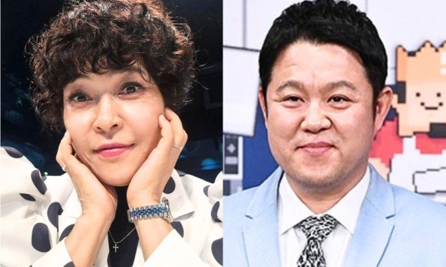 チョ・ヘリョンとキム・グラの写真を並べた画像
