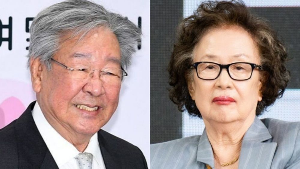 "우리의 자랑, 안녕히 가세요"…故 <b>최불암 빈소</b> 찾은 <b>나문희</b>, 마지막 인...