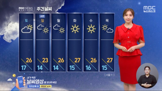 [날씨] '서울 28도·예산 29도' 비 그치고 다시 기온 올라
