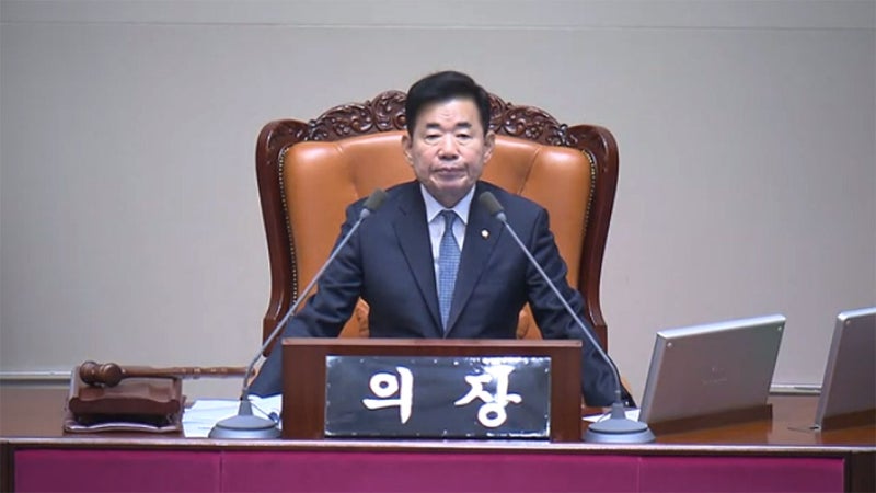 <b>김진표</b> 국회의장, <b>강성희</b> 사태 관련 "재발 않도록 적절한 조치 필요"