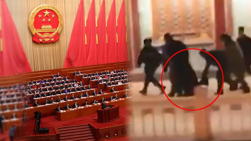 <b>시진핑</b> 관저에 초유의 차량 돌진‥"공산당이 사람 죽여요" 외침도