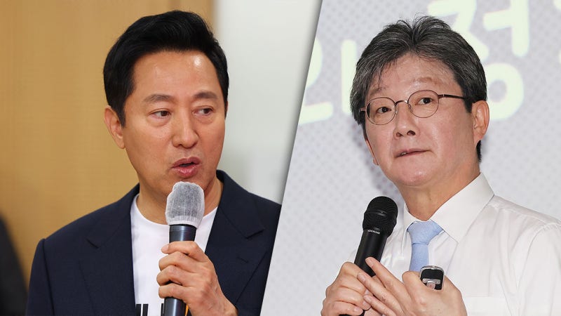 "중진처신 아쉽다"에 "시대착오 발상" 반박‥<b>오세훈</b>·<b>유승민</b> 충돌