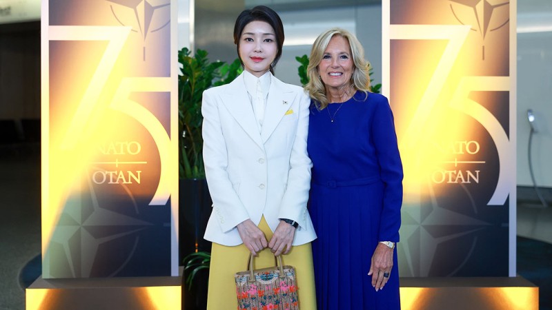 김건희 <b>여사</b>, 나토 정상회의 <b>배우자</b> 프로그램 참가