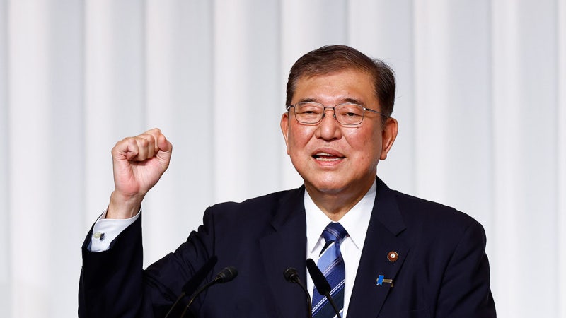 역사 인식 온건파 <b>이시바</b> 시게루, 일본 총리 <b>선출</b>