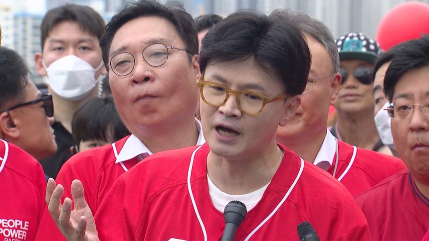 부산에서 첫 현장유세 나선 한동훈 전 국민의힘 대표 2025.5.20