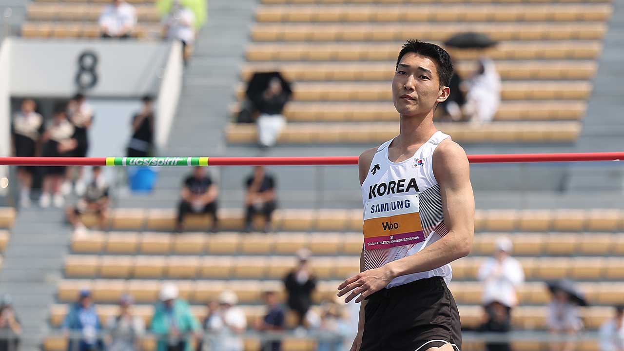 <b>우상혁</b>, '2m15' 한 번의 점프로 <b>아시아육상선수권</b> 결선행