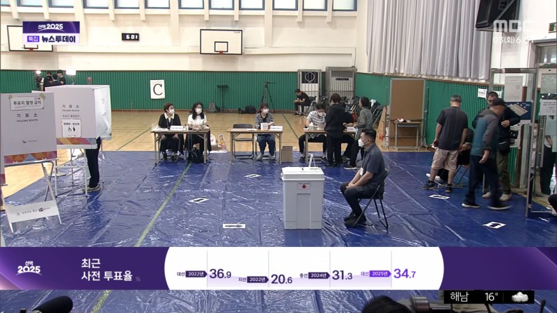 이 시각 서울 <b>투표</b>소 '21대 대선' <b>투표</b> 시작