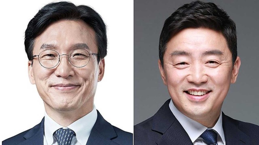 김민석 최고위원(왼쪽)-강훈식 의원(오른쪽)