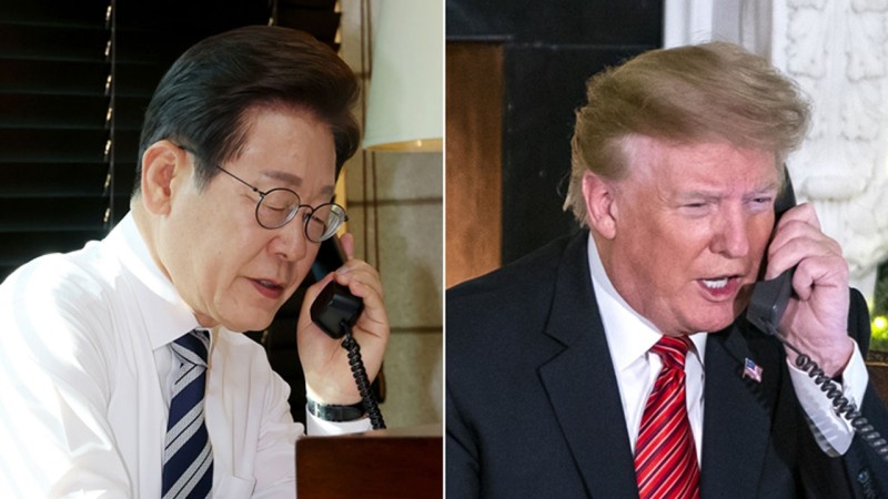 [속보] <b>이재명</b>-<b>트럼프</b>, 한미 정상 <b>통화</b> "관세 협의‥양국 모두 만족할 수...