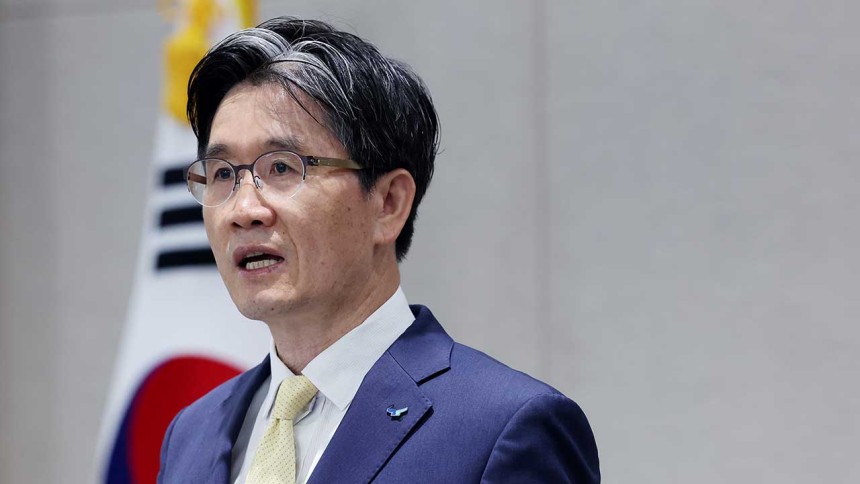 기자간담회서 발언하는 오동운 공수처장