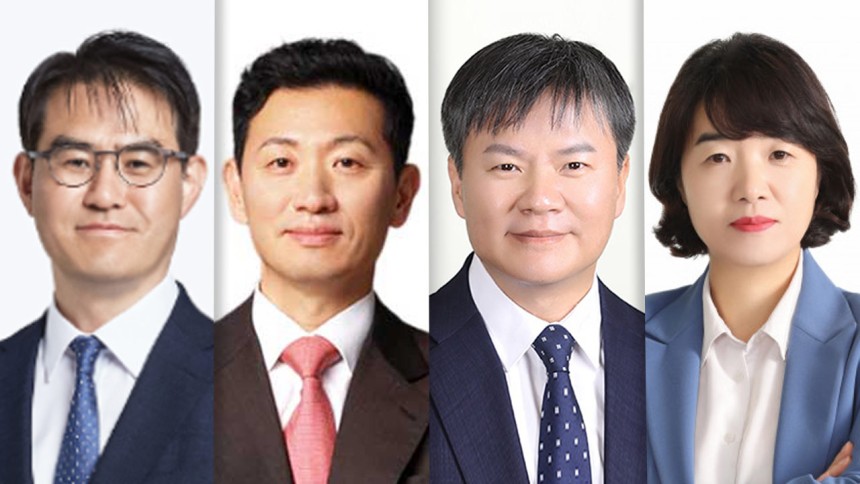 김형근·박상진·문홍주·오정희 특검보 (왼쪽부터)