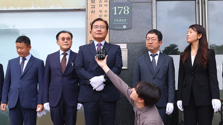 순직해병 특검 현판식, 발언하는 이명현 특검