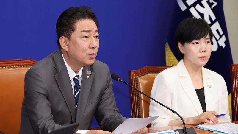 <b>김병기</b> "<b>민생</b> 경제 <b>회복</b> 위한 총력전‥조속한 내각 완성 필요"