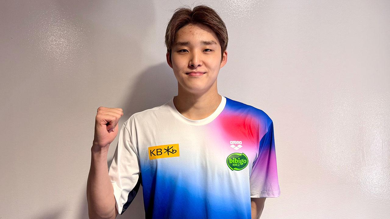 수영 <b>김우민</b>, <b>세계선수권</b> 자유형 400m <b>동메달</b>‥두 대회 연속 시상대