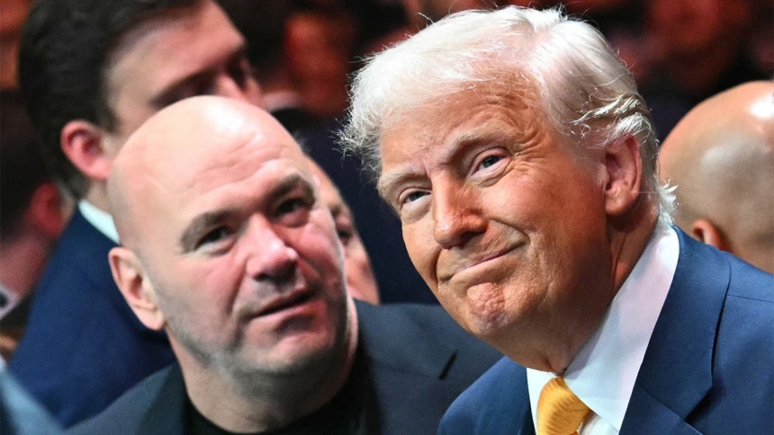 도널드 트럼프 미국 대통령과 데이나 화이트 UFC 회장 [연합뉴스 자료사진/AFP 제공]