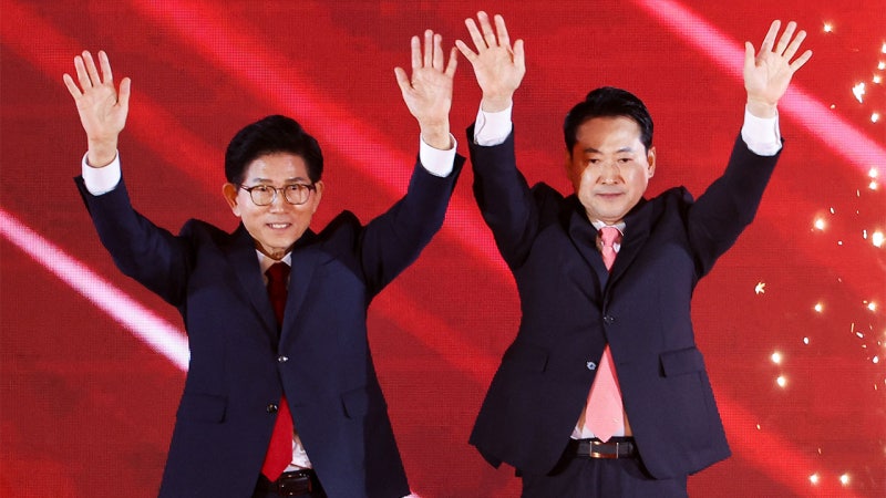 [속보] 국민의힘 당 대표 <b>결선</b>에 <b>김문수</b>·<b>장동혁</b> 후보 진출‥26일 최종 ...