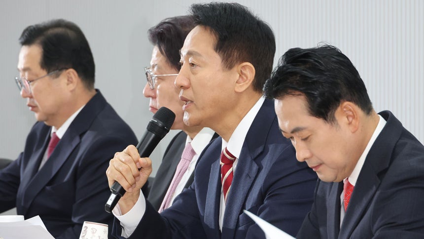 발언하는 오세훈 서울시장