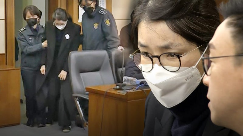 '구형받는 날' 다리 힘 풀렸다‥계엄 1년 김건희 '근황' [현장영상]