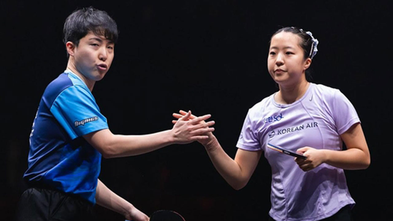 탁구 <b>임종훈</b>-<b>신유빈</b>, WTT <b>왕중왕전</b> 정상‥결승서 3-0 완승