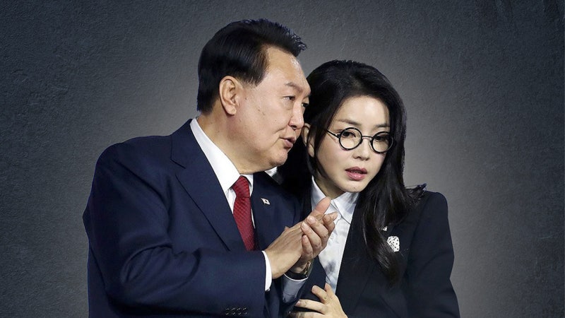 "아내 금품수수 몰라"‥尹 '<b>김건희 특검</b>' 첫 출석
