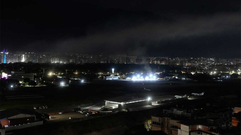 [속보] 외신 "미군, 베네수엘라서 작전 중‥종료 뒤 백악관 성명 발표"