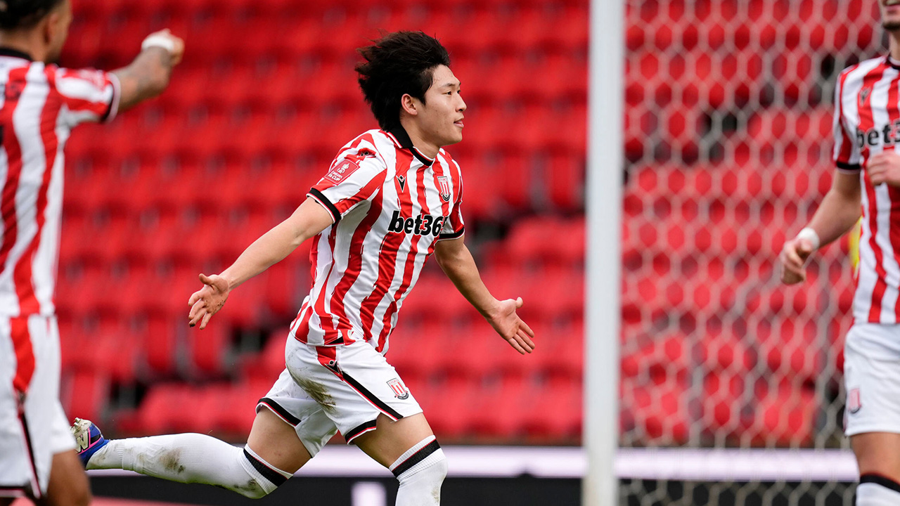 배준호, 스토크 전 폭발적인 득점