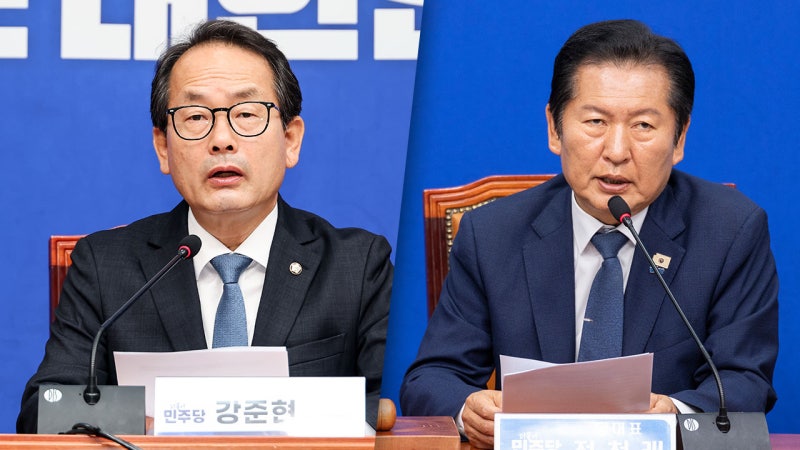 민주당 "<b>정청래</b>, <b>거취 숙고</b> 중‥'1인1표제' 이미 마무리된 사안"