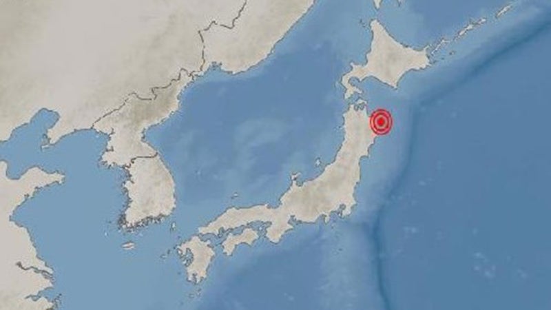 일 혼슈 북부 <b>아오모리현</b>서 규모 <b>6.9 지진</b>‥"쓰나미 우려 없어"