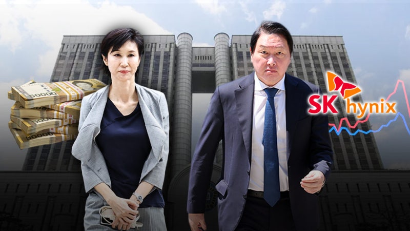 "돈은 <b>노소영</b>, 경영권 최태원"? '세기의 이혼' 또 한 번 출렁