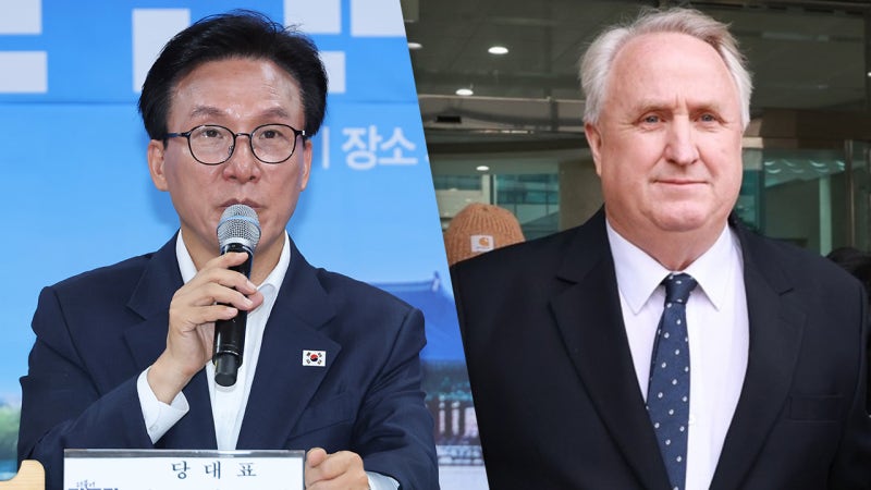김민석, 이 대통령에 "<b>인요한 적십자사회장</b> 임명 않기를" 건의