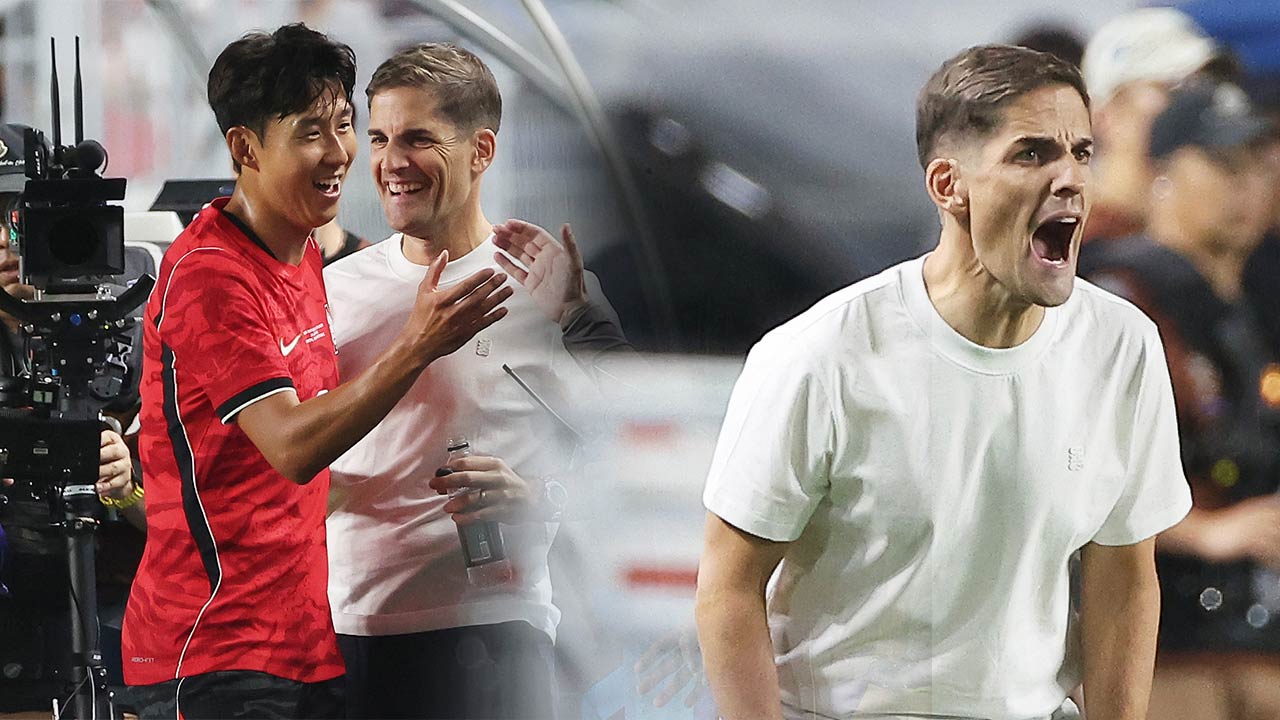 <b>모레노</b> 축구대표팀 임시 <b>감독</b>, <b>데뷔전</b>에서 승리‥오현규·손흥민 연속골