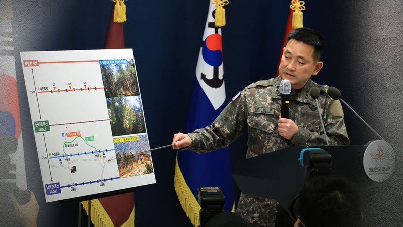 폭발 파편에 철제 없다… DMZ 폭발 원인은 북한군 목함지뢰 가능성