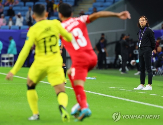 <b>요르단</b>, 한국 제치고 1위…<b>김판곤</b>호에 대승