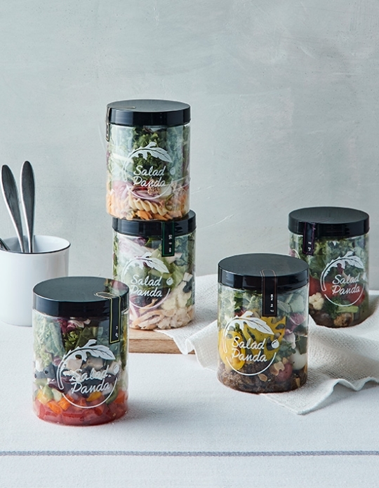 Photo. Salad Panda Salad in a can