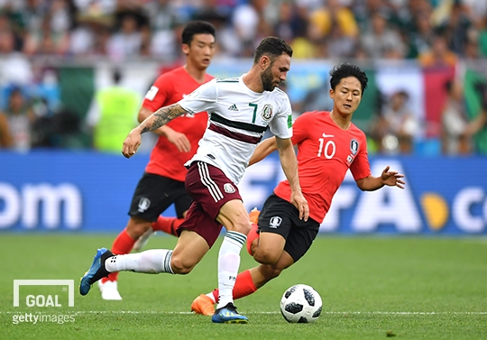 [골닷컴] 멕시코 MF 라윤, "한국 오늘처럼 하면 독일 이길 지도"