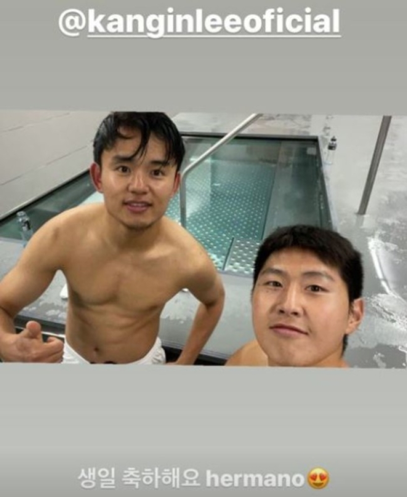서로 생일 챙겨주던 '절친' <b>이강인</b>·<b>구보</b>…챔스 <b>16강</b> 운명의 '자존심 맞대결'