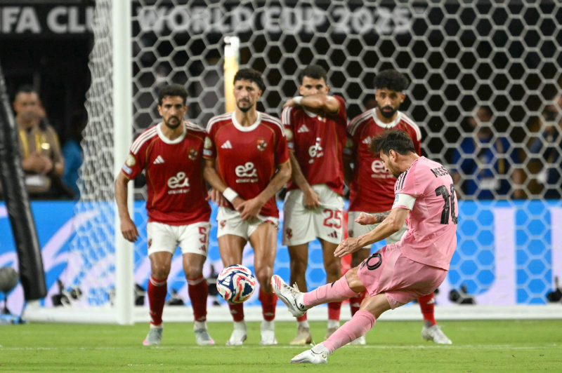 <b>메시</b>, <b>클럽</b> WC 축포 불발…마이애미, 알 아흘리와 <b>개막전</b> 무승부