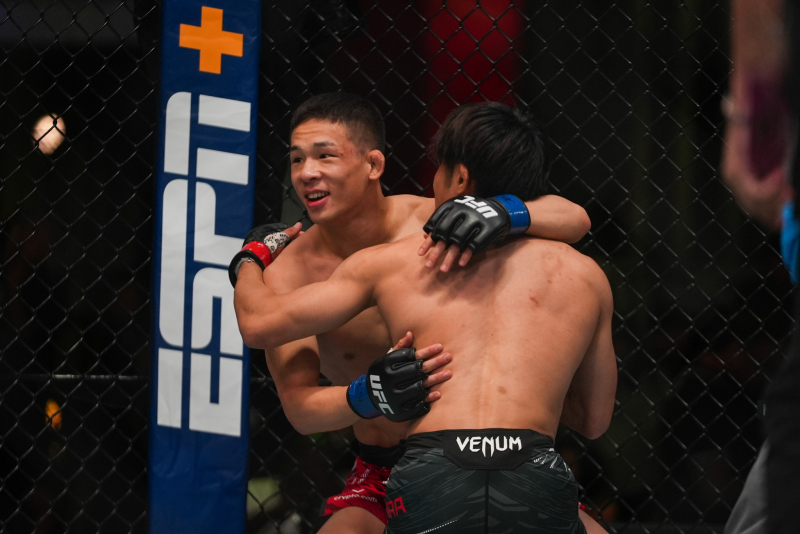 <b>박현성</b>, UFC 최초 한일전서 첫 패…日 <b>타이라</b>에 2R 서브미션 패→톱 랭커...