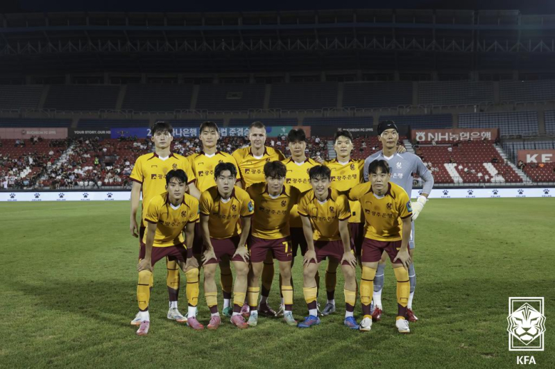<b>이정효</b>의 광주, 또 한 번 새 역사 썼다…부천에 합산 4-1 승→코리아컵...